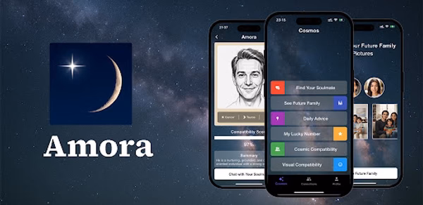 Amora - Astra Soulmate Draw Header - AppWisp.com Amora - Astra Soulmate Draw Header - AppWisp.com