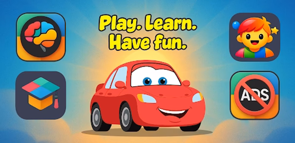 Car games and puzzles for kids Header - AppWisp.com Car games and puzzles for kids Header - AppWisp.com