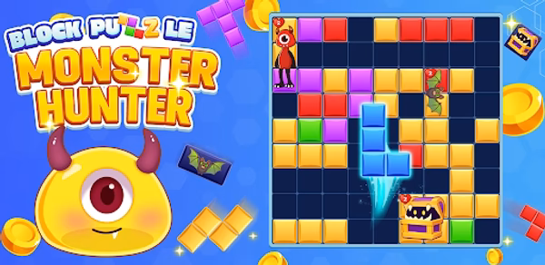 Block Puzzle Monster Hunter Header - AppWisp.com Block Puzzle Monster Hunter Header - AppWisp.com