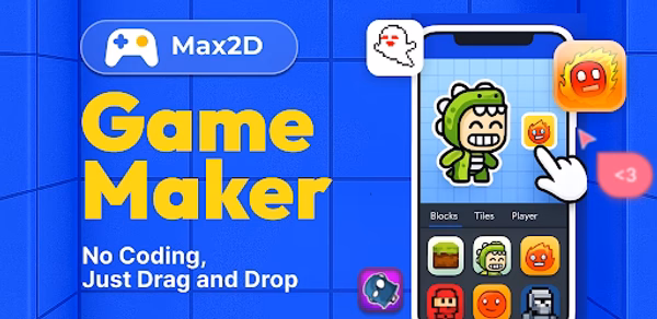 Max2D: Game Maker, Create Game Header - AppWisp.com Max2D: Game Maker, Create Game Header - AppWisp.com