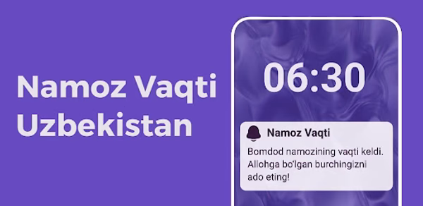 Namoz Vaqti Budilnik 2026 Header - AppWisp.com Namoz Vaqti Budilnik 2026 Header - AppWisp.com