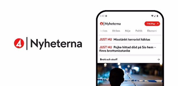 TV4 Nyheterna Header - AppWisp.com TV4 Nyheterna Header - AppWisp.com
