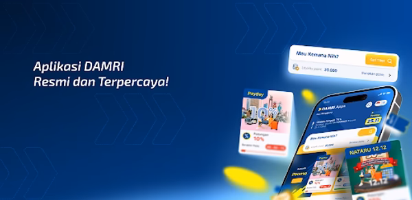 DAMRI Apps Header - AppWisp.com