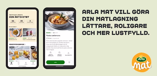 Arla Mat – Recept & Planering Header - AppWisp.com Arla Mat – Recept & Planering Header - AppWisp.com