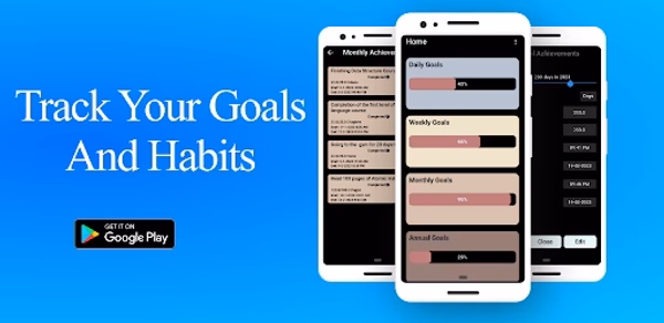 Track Your Goals And Habits Header - AppWisp.com Track Your Goals And Habits Header - AppWisp.com
